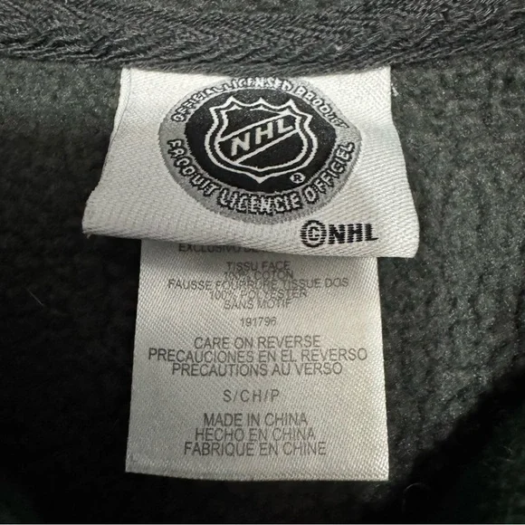 Minnesota Wild NHL Green Zip-Up Hoodie Sweatshirt Men’s Small Team Logo - Picture 4 of 7